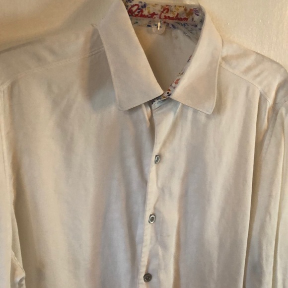 Robert Graham Classic Fit Dotted Sport Shirt Men’s Medium Graphic Flip Cuffs - Picture 1 of 10